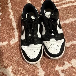 Nike Black and White Low-Top Athletic Sneakers